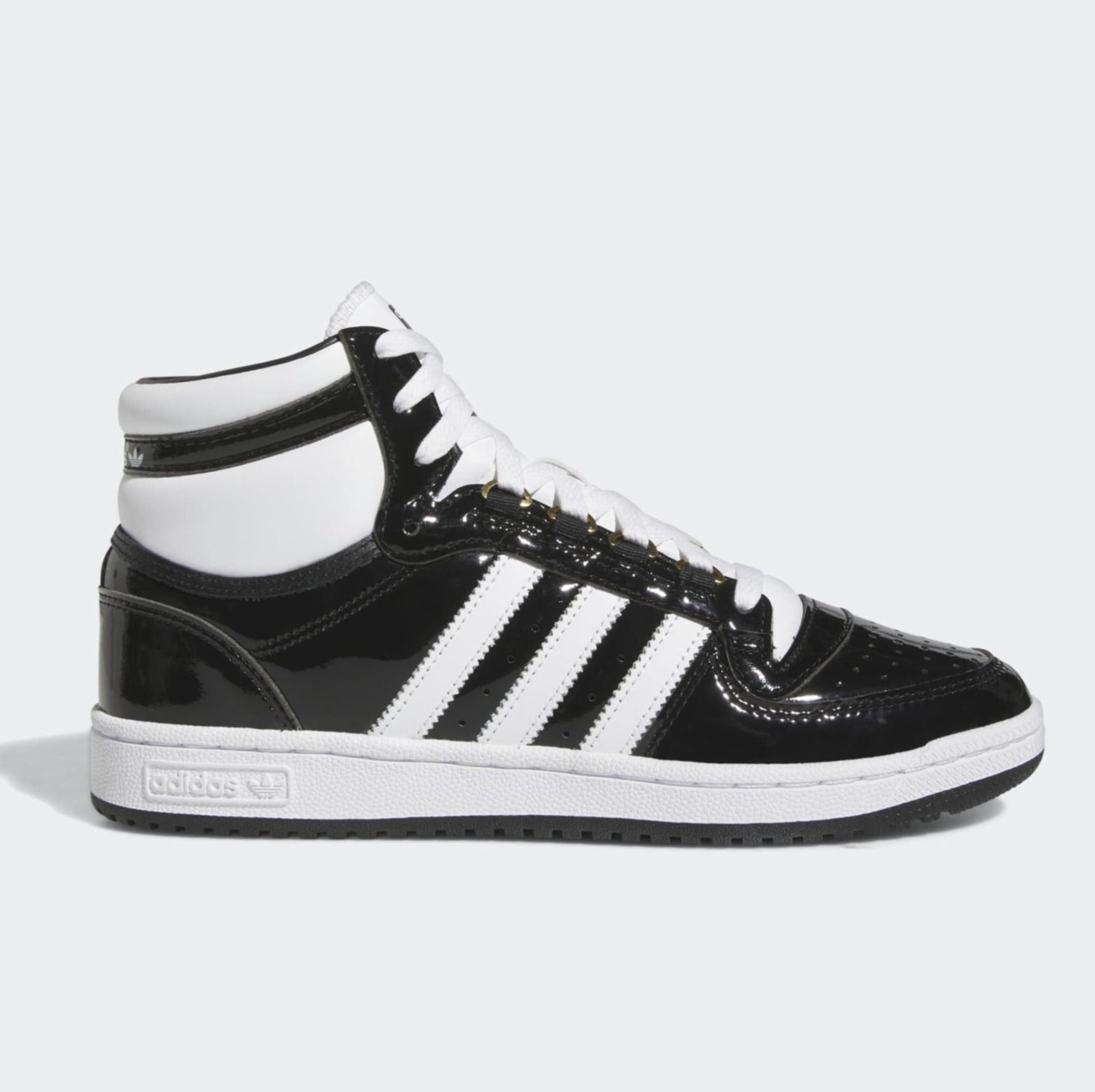 Adidas Top Ten Patent Leather Black White Adidas