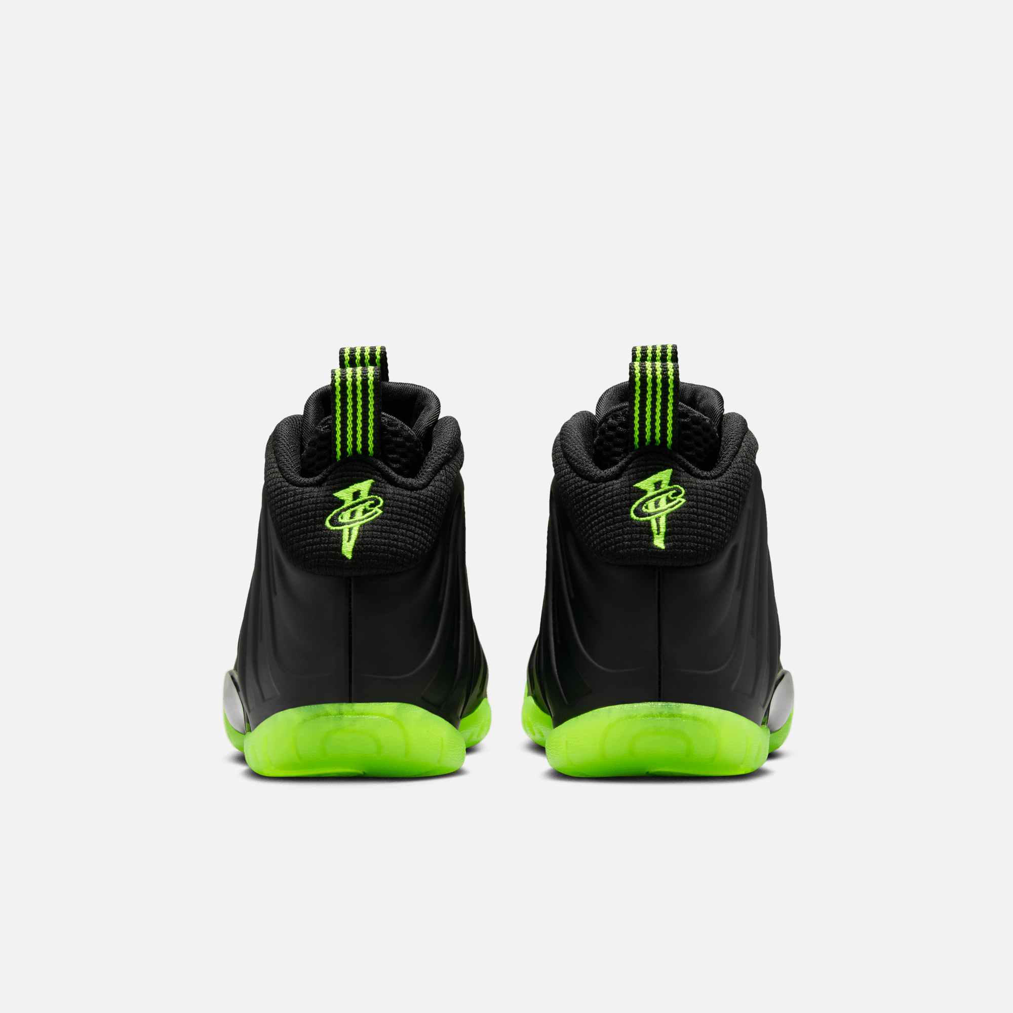 Nike Big Kids' Little Posite One Black Volt (GS)