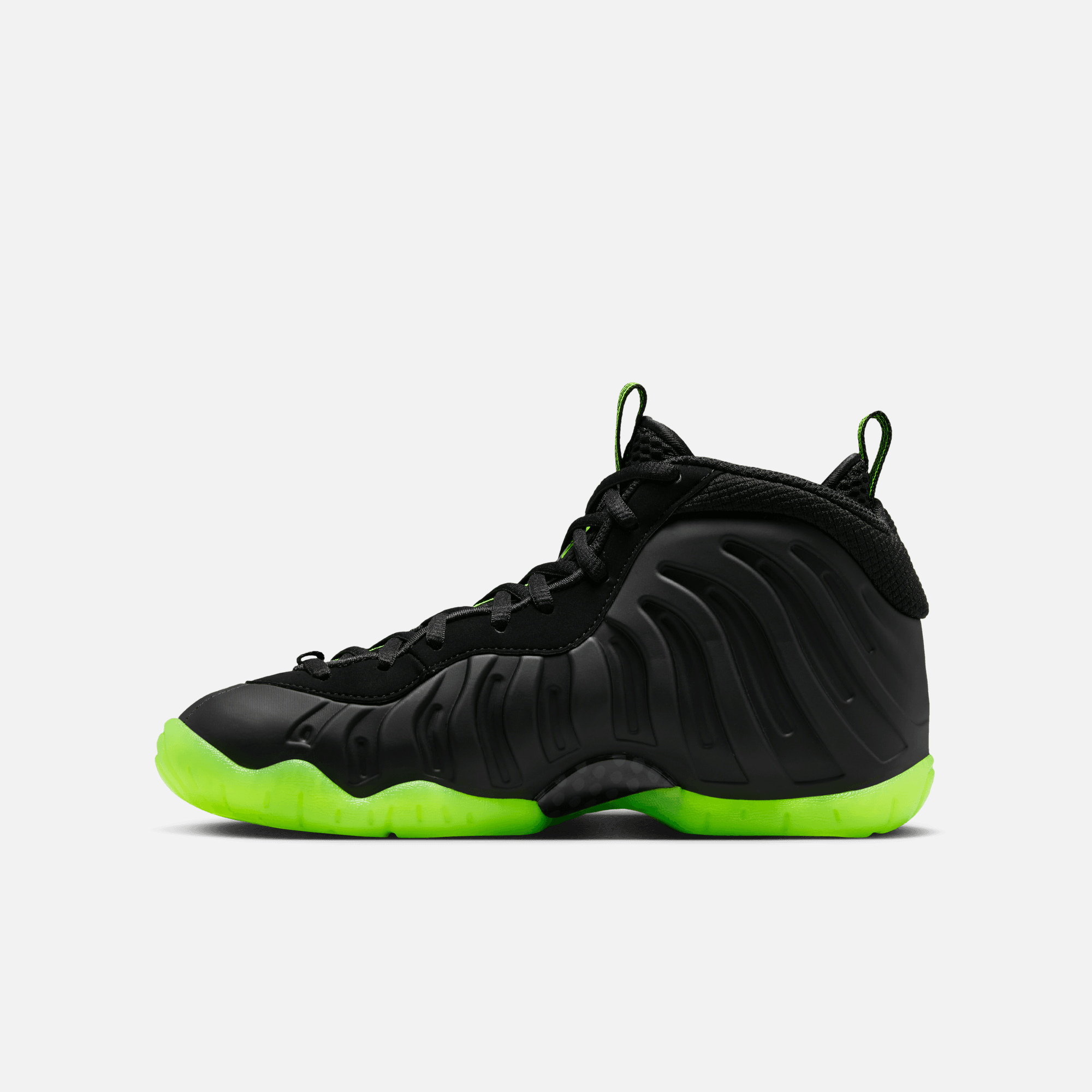 Nike Big Kids' Little Posite One Black Volt (GS)