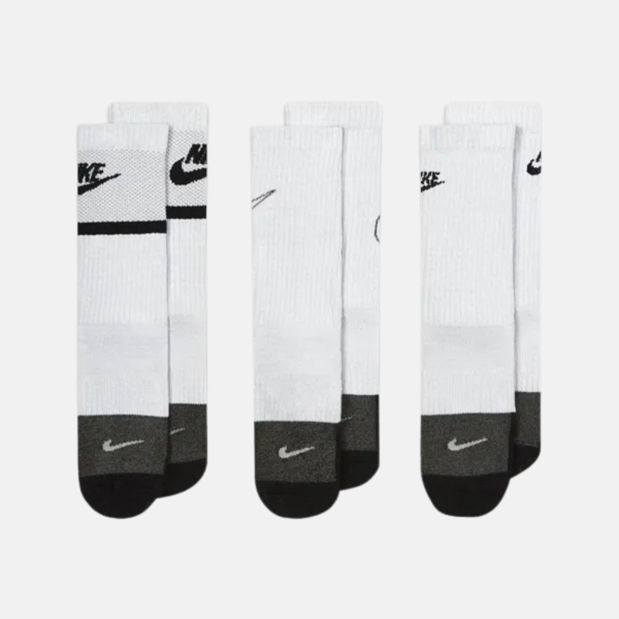 Nike Kids' Everyday Cushioned Crew (3 Pairs)