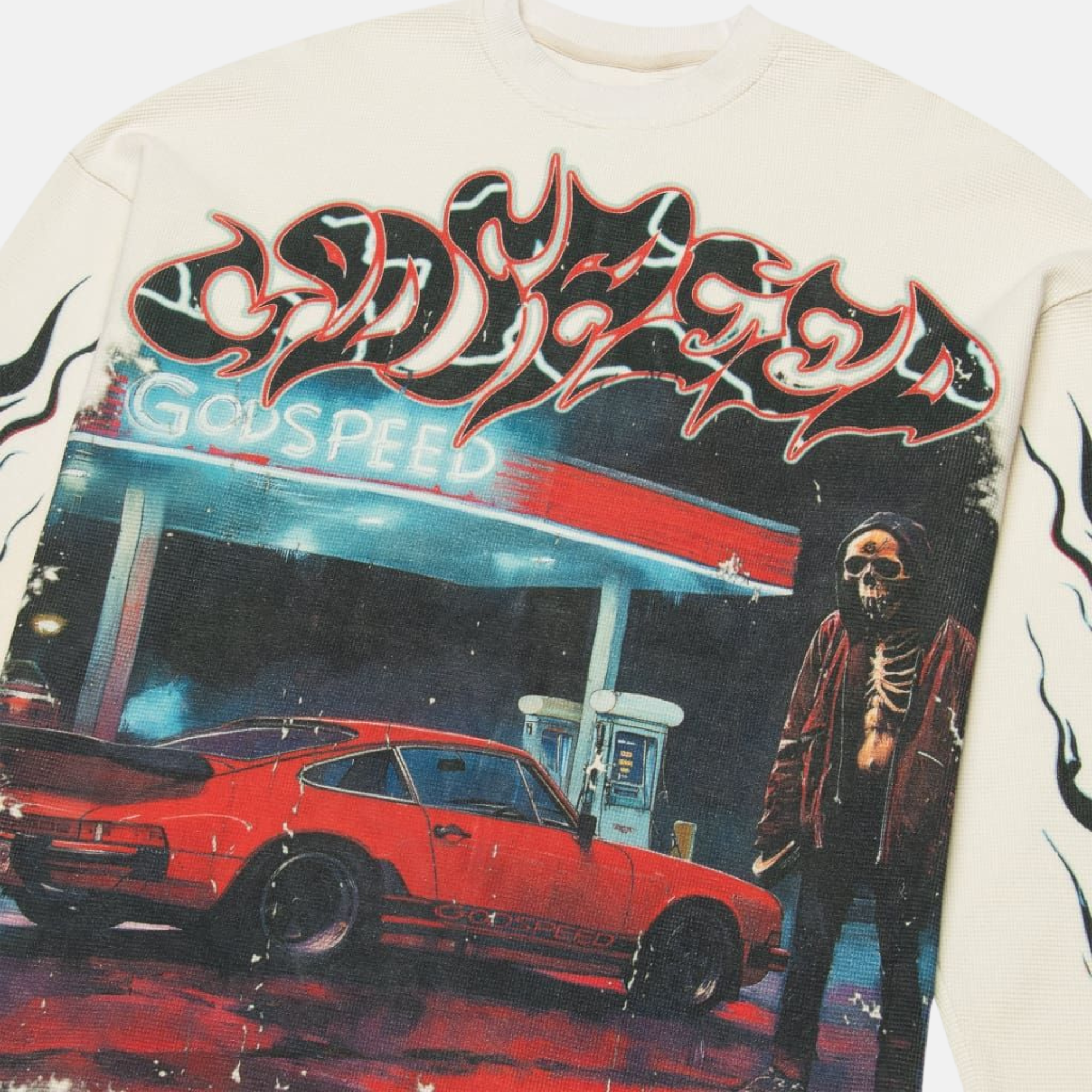 Godspeed Bone Pit Stop Thermal Long Sleeve T-Shirt