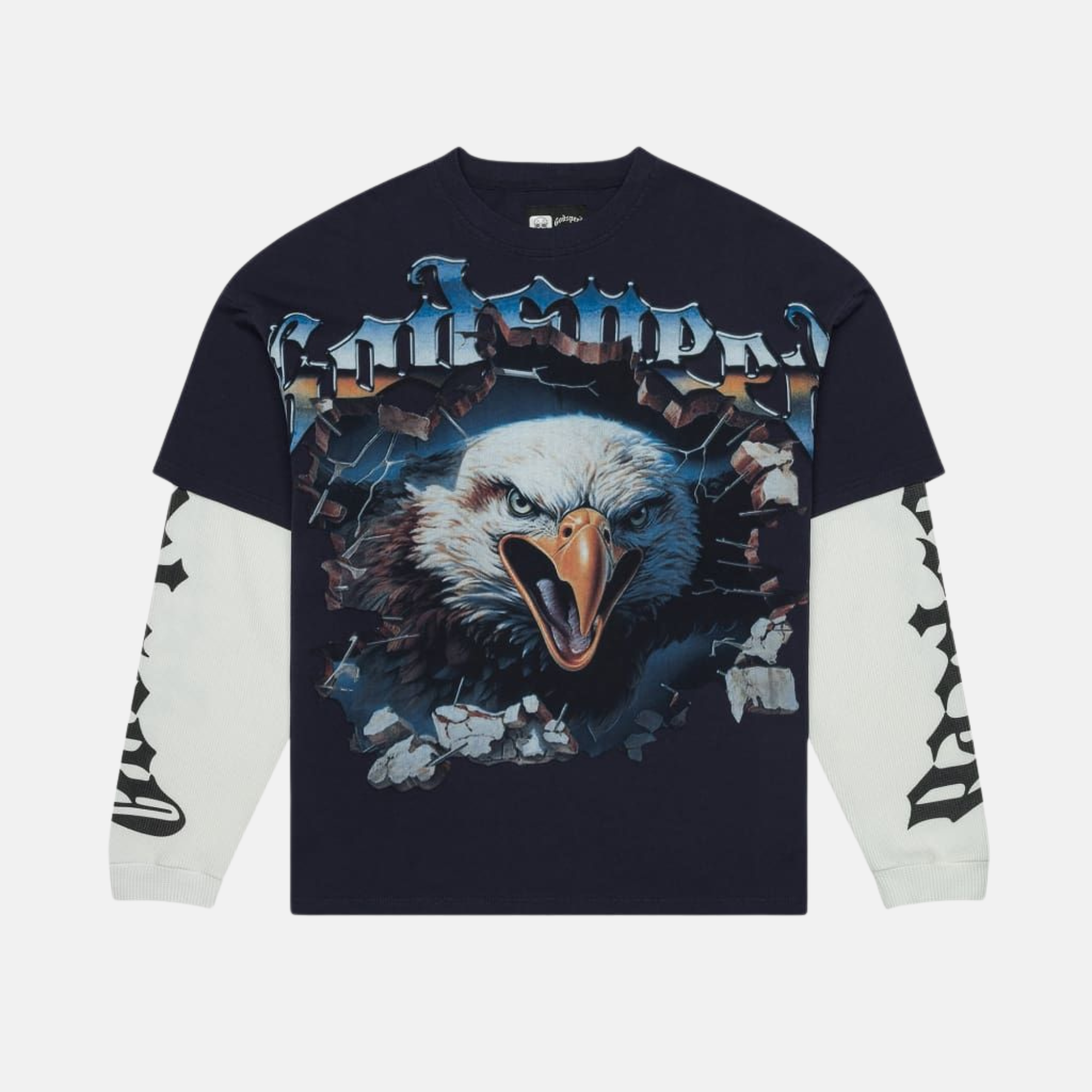 Godspeed Navy Spirit Animal Layered T-Shirt