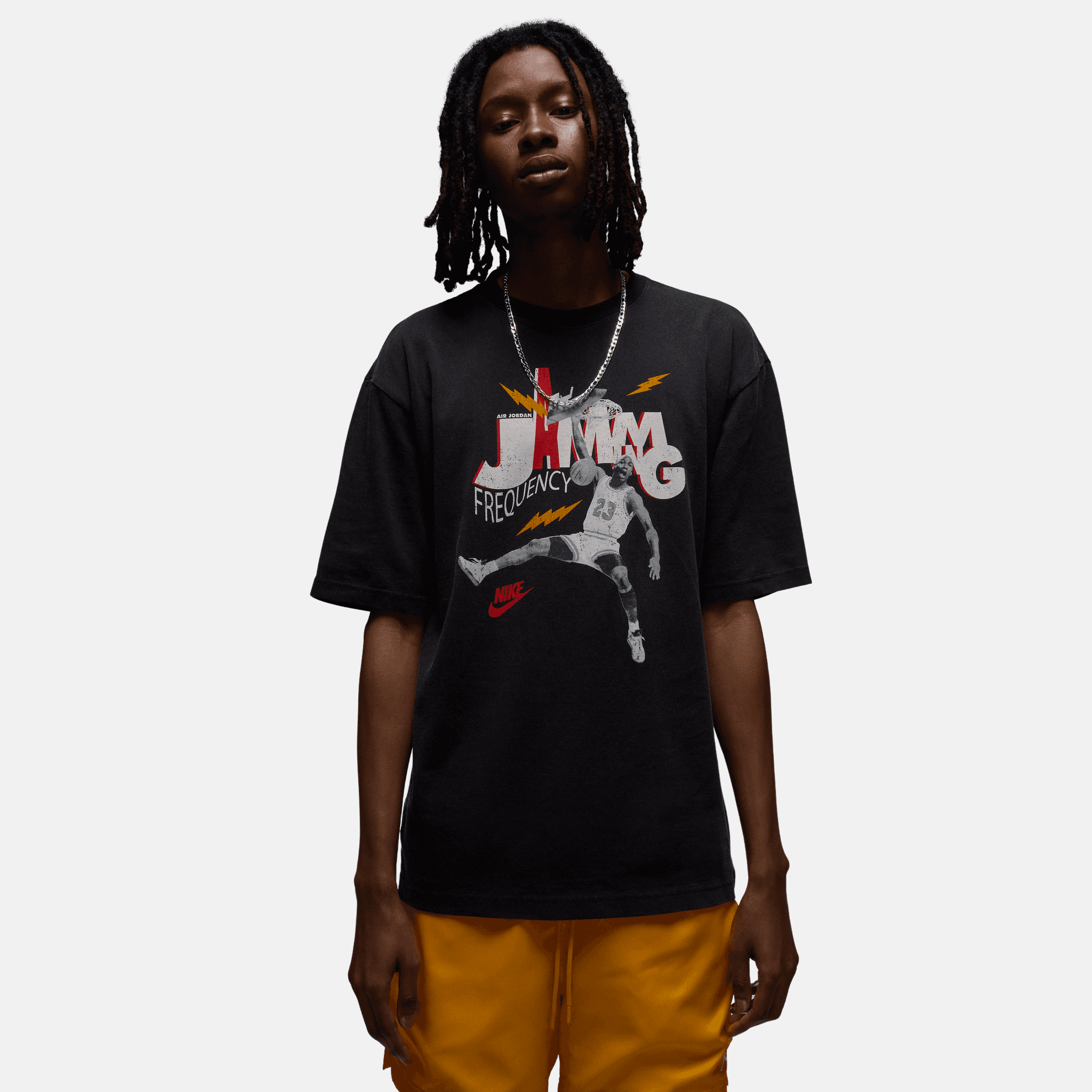 Air Jordan Brand Black Jamming Frequency T-Shirt