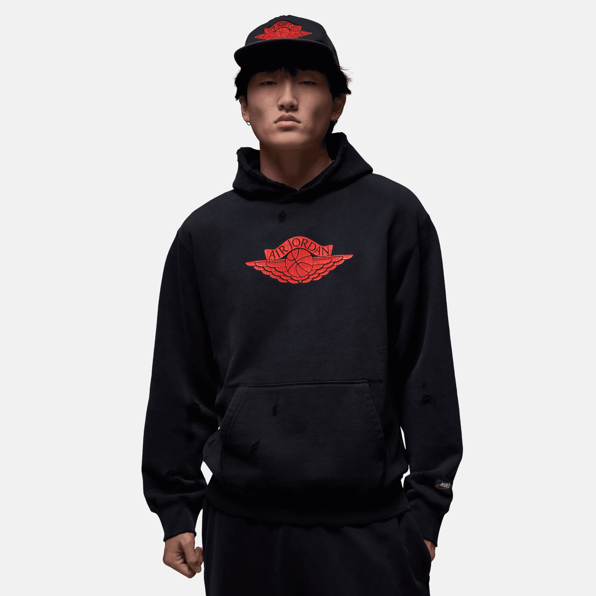 Air Jordan Rare Air Black Fleece Pullover Hoodie