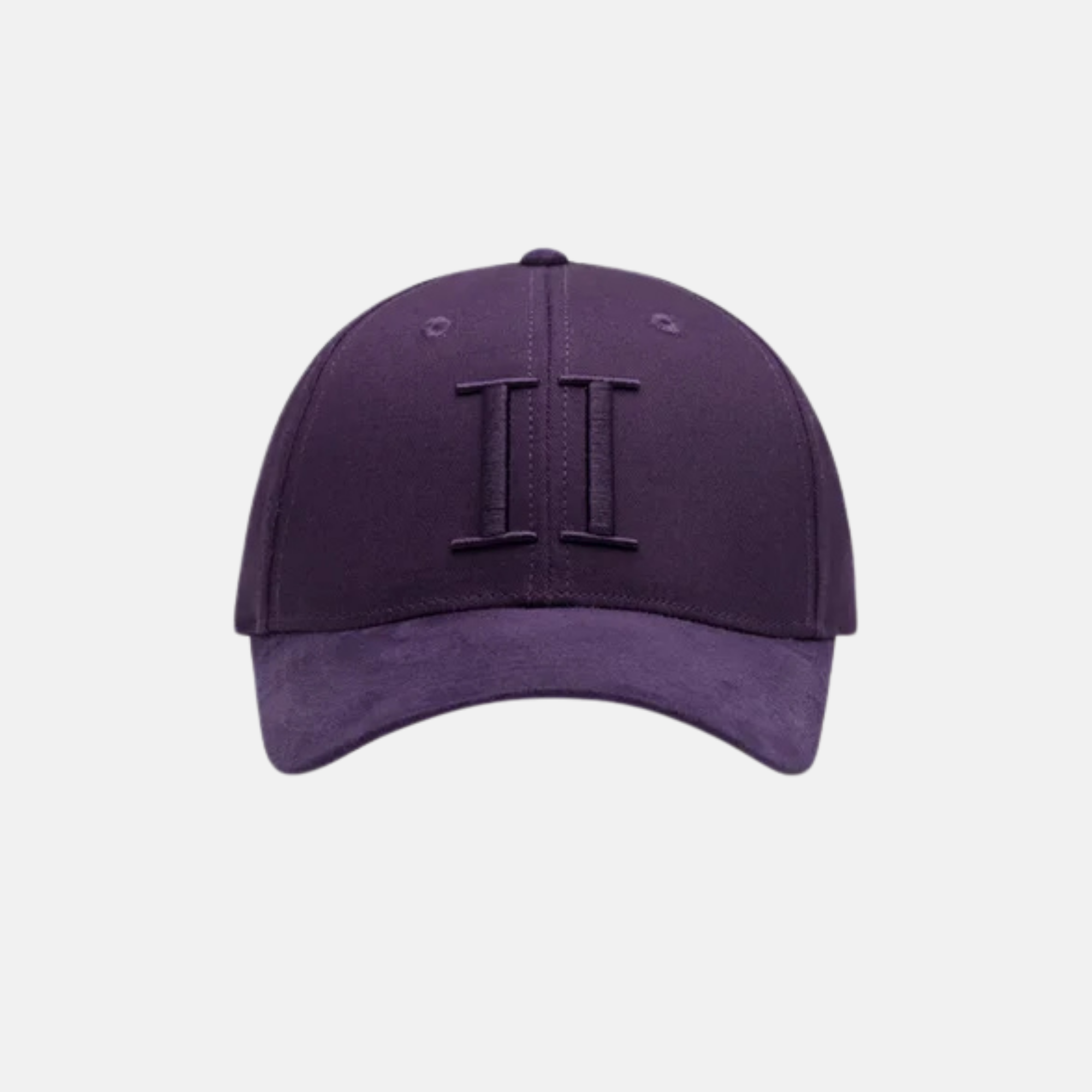 Les Deux Blackberry Suede Baseball Cap II