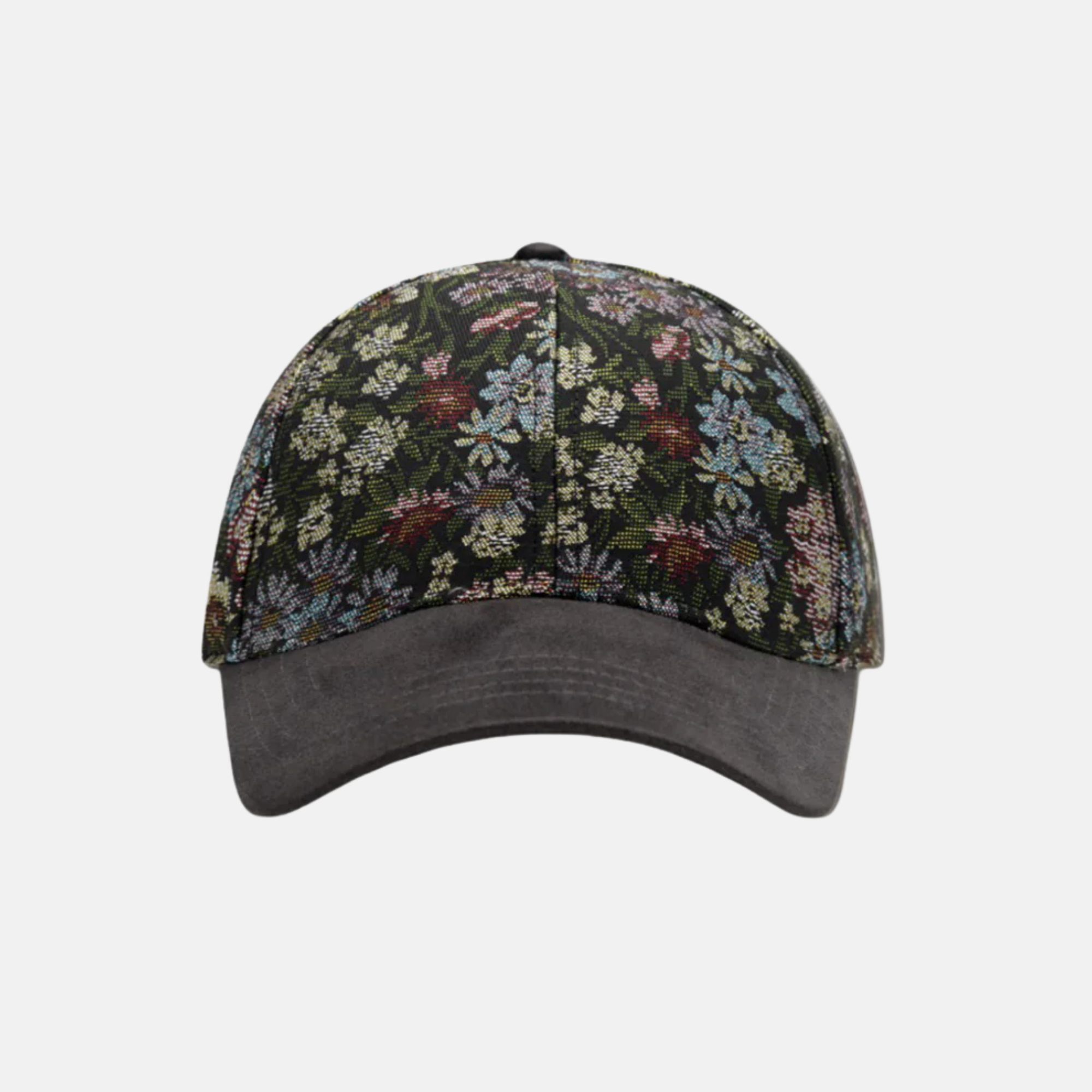 Les Deux Rosin Chive Green Jaquard Baseball Cap