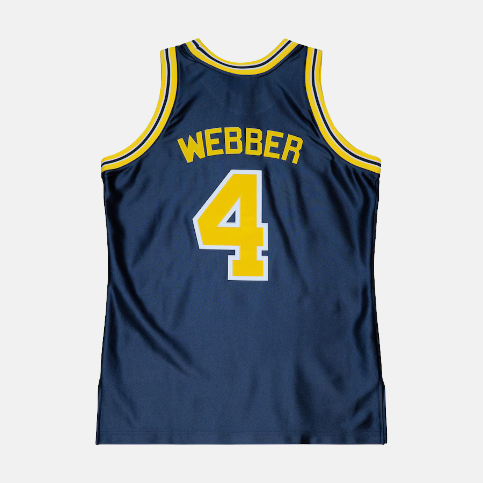 Mitchell & Ness NCAA University of Michigan Chris Webber Authentic Alumni Road Jersey