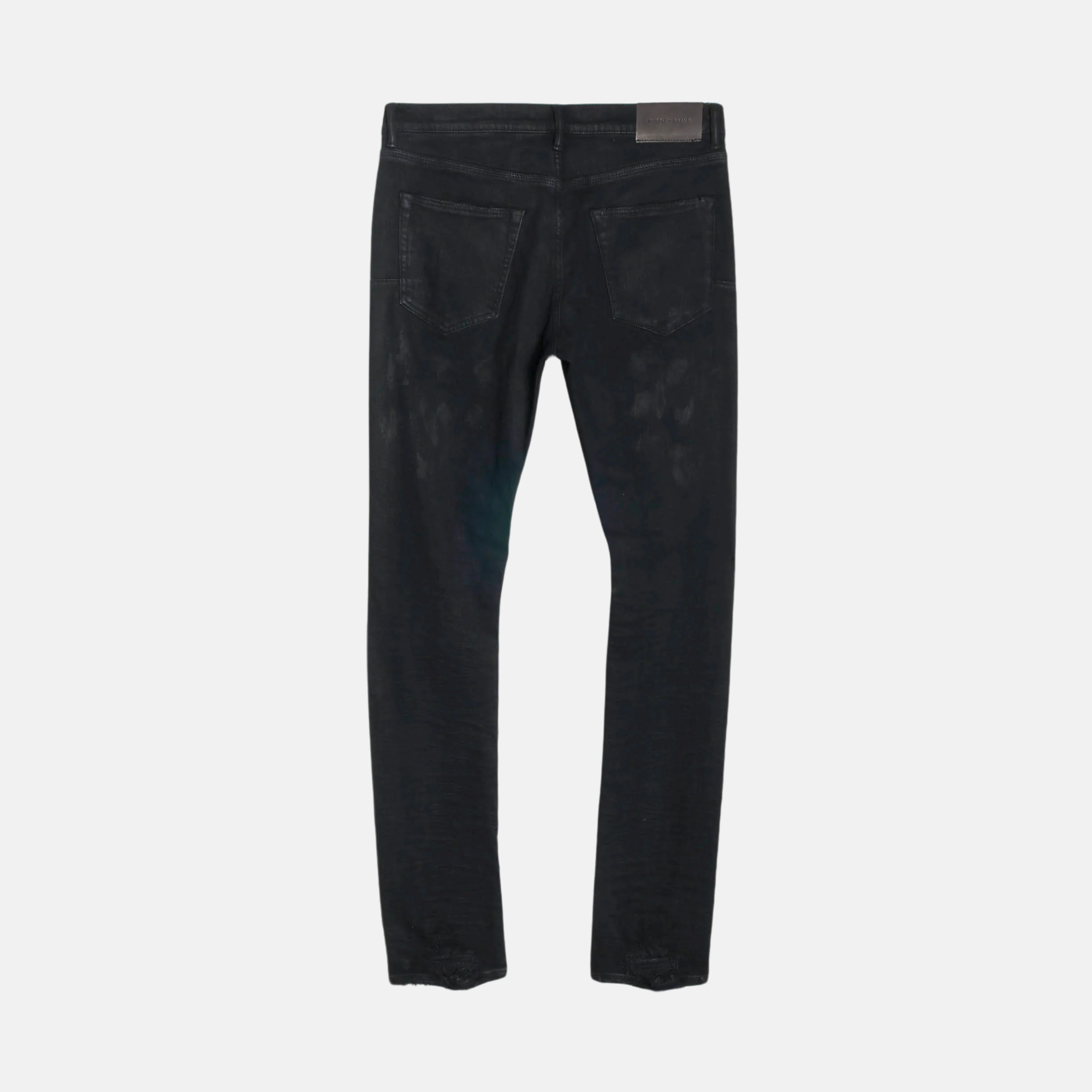 Purple Brand Black Oil Spill Jeans