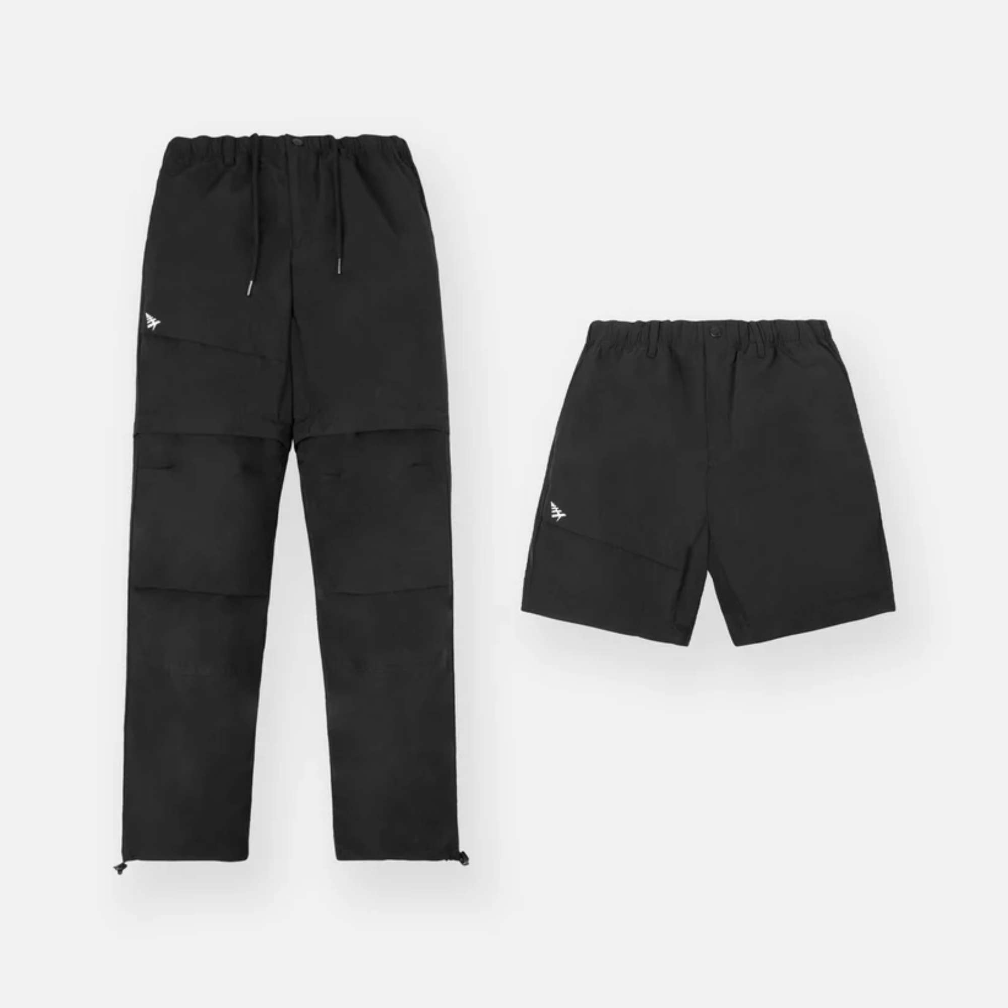 Paper Planes Black Convertible Cargo Pants