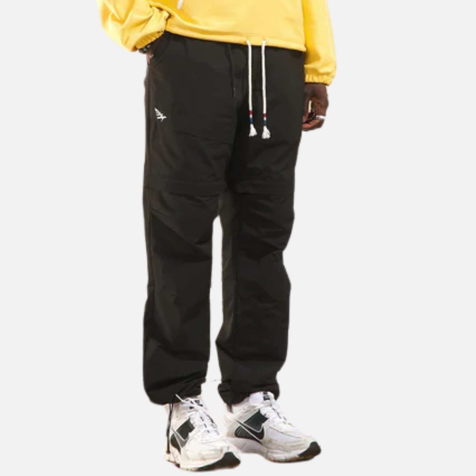 Paper Planes Black Convertible Cargo Pants