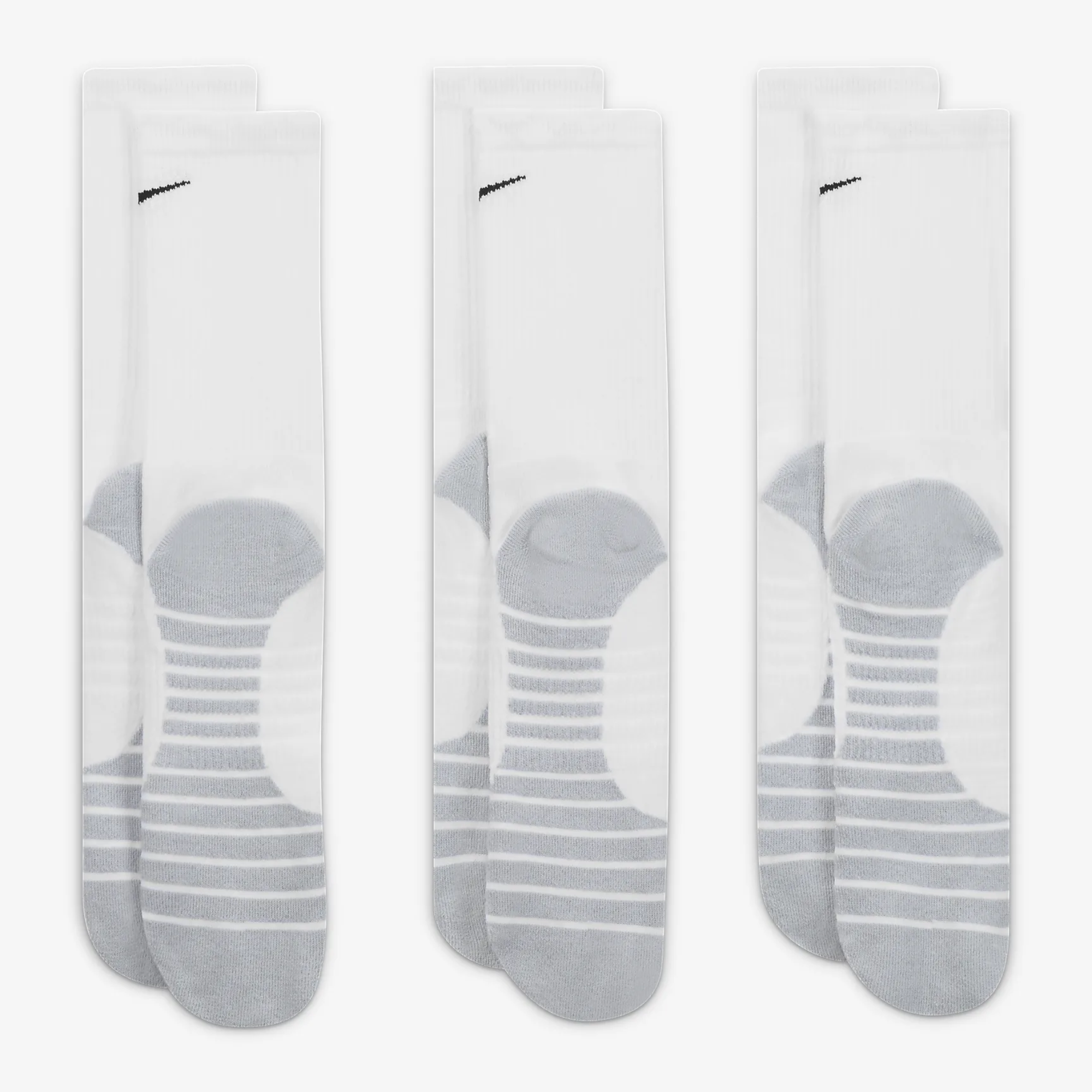 Nike Everyday Max Cushioned Crew White (3 Pairs)